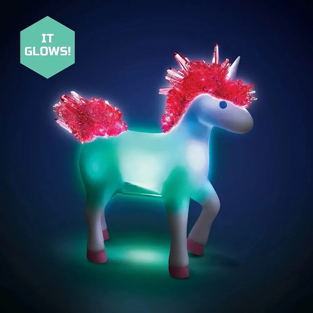 Discovery‎ Mindblown Crystal Creatures Lighted Unicorn Crystal Grow Kit